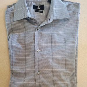 calvin klein slim fit dress shirt